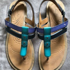 Clark’s sandals, size 8